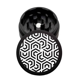USA Made The Puck® Grinder: Hexomatic, Black, 1.750 [45mm], 2 Piece
