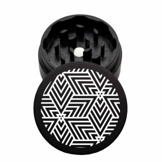 USA Made The Puck® Grinder: The Points, Black, 1.750 [45mm], 2 Piece