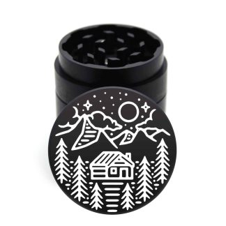 USA Made: Cabin Trees, Black, 1.750 [45mm], 3 Piece Mini