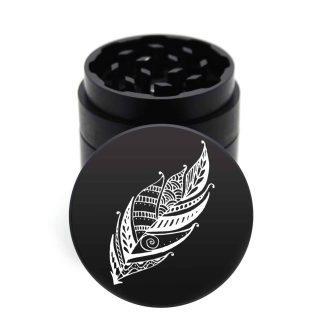 USA Made: Umpqua Feather Mandala, Black, 1.750 [45mm], 3 Piece Mini