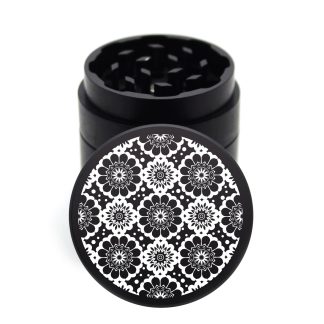 USA Made: Flowers, Black, 1.750 [45mm], 3 Piece Mini