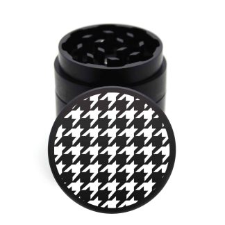 USA Made: Houndstooth, Black, 1.750 [45mm], 3 Piece Mini