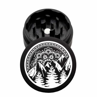 USA Made The Puck® Grinder: MTMD, Black, 1.750 [45mm], 2 Piece