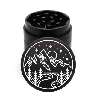 USA Made: Starry River Night, Black, 1.750 [45mm], 3 Piece Mini