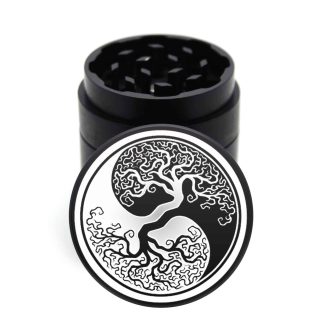 USA Made: Yin Yang & Tree Of Life, Black, 1.750 [45mm], 3 Piece Mini