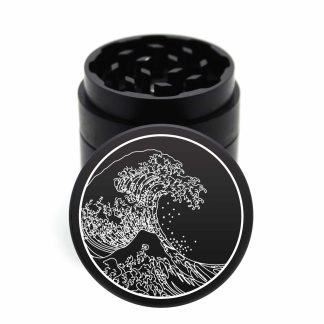 USA Made: The Great Wave Off Kanagawa, Black, 1.750 [45mm], 3 Piece Mini