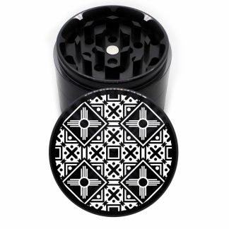 4 Corners 63mm Black 4-Part Marijuana Grinder