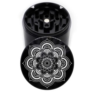 Dahlia Edition 63mm Black 4-Piece Cannabis Grinder