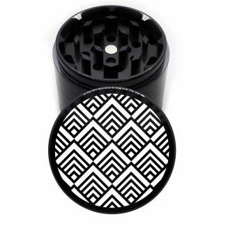 Energy Mandala 63mm Black 4-Piece Marijuana Grinder