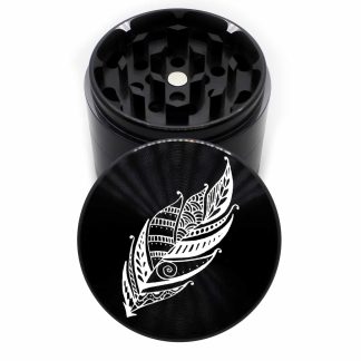 Umpqua Feather 63mm Premium Black Aluminum Herb Grinder