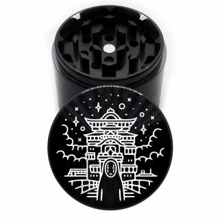 Kyoto Edition 63mm Black 4-Chamber Weed Grinder