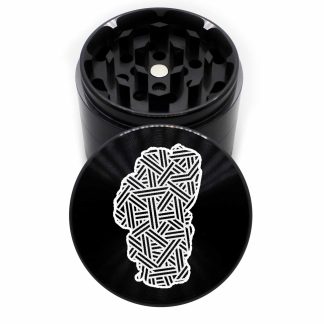 Lake Tahoe 3 63mm Black 4-Chamber Weed Grinder
