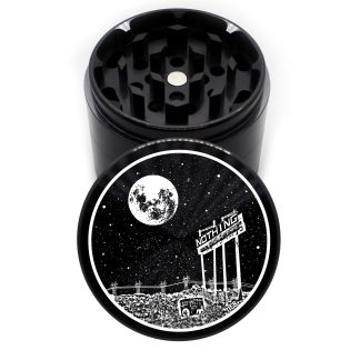 Nothing Arizona 63mm Black CNC Cannabis Grinder – 4 Chamber