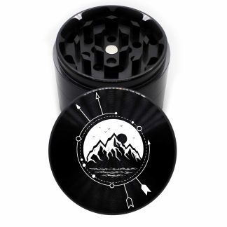 Peaks v5 63mm Black 4-Chamber Cannabis Grinder