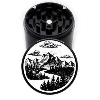 River v2 63mm Black 4-Part Herb Grinder