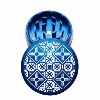 USA Made: 4 Corners, The Puck® Grinder, Gen II, Blue, 63mm, 2-Piece