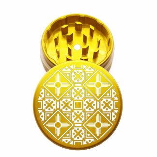 USA Made: 4 Corners, The Puck® Grinder, Gen II, Gold, 63mm, 2-Piece