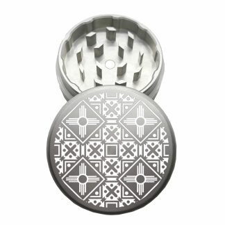 USA Made: 4 Corners, The Puck® Grinder, Gen II, Silver, 63mm, 2-Piece