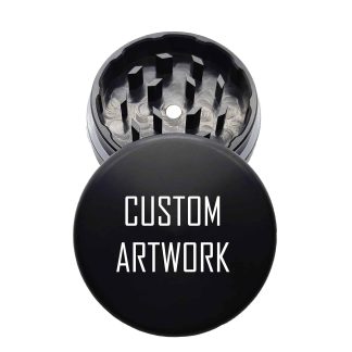 USA Made: Custom Design, The Puck® Grinder, Gen II, Black, 63mm, 2-Piece
