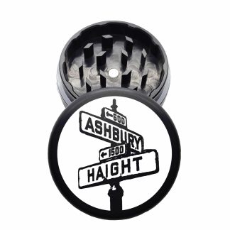 USA Made: Haight x Ashbury, The Puck® Grinder, Gen II, Black, 63mm, 2-Piece