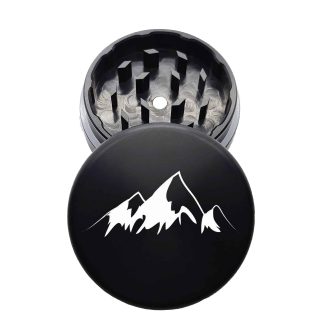 USA Made: Peaks, The Puck® Grinder, Gen II, Black, 63mm, 2-Piece