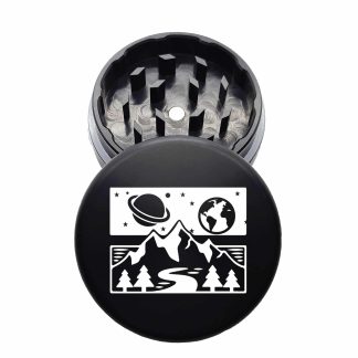 USA Made: Spc-Mtn, The Puck® Grinder, Gen II, Black, 63mm, 2-Piece