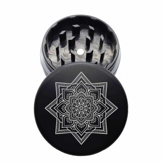 USA Made: Star Mandala, The Puck® Grinder, Gen II, Black, 63mm, 2-Piece