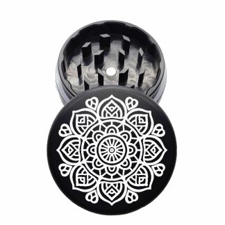 USA Made: Sunflower, The Puck® Grinder, Gen II, Black, 63mm, 2-Piece