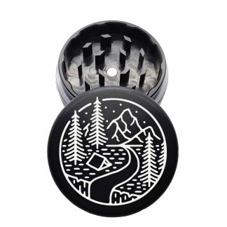 USA Made: Tent Camping, The Puck® Grinder, Gen II, Black, 63mm, 2-Piece