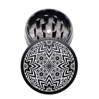 USA Made: Trippy Hippie, The Puck® Grinder, Gen II, Black, 63mm, 2-Piece