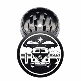USA Made: Van Life, The Puck® Grinder, Gen II, Black, 63mm, 2-Piece