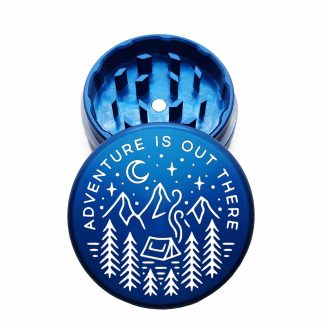 USA Made: Adventure, The Puck® Grinder, Gen II, Blue, 63mm, 2-Piece