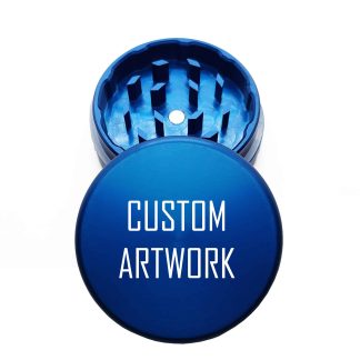 USA Made: Custom, The Puck® Grinder, Gen II, Blue, 63mm, 2-Piece
