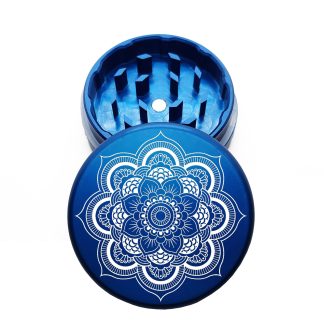 USA Made: Dahlia, The Puck® Grinder, Gen II, Blue, 63mm, 2-Piece