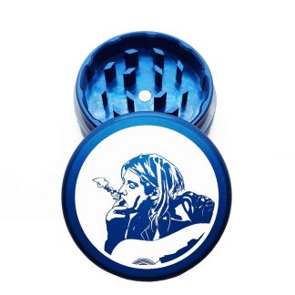 USA Made: Kurt, The Puck® Grinder, Gen II, Blue, 63mm, 2-Piece