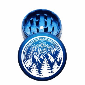 USA Made: MTMD, The Puck® Grinder, Gen II, Blue, 63mm, 2-Piece