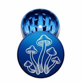 USA Made: The Puck® Mushroom Grinder, Gen II, Blue, 63mm, 2-Piece