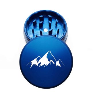 USA Made: Peaks, The Puck® Grinder, Gen II, Blue, 63mm, 2-Piece