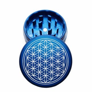 USA Made: Sacred Geometry, The Puck® Grinder, Gen II, Blue, 63mm, 2-Piece