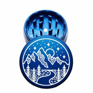 USA Made: Starry Tahoe, The Puck® Grinder, Gen II, Blue, 63mm, 2-Piece