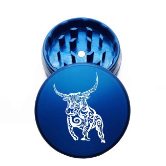 USA Made: Taurus, The Puck® Grinder, Gen II, Blue, 63mm, 2-Piece