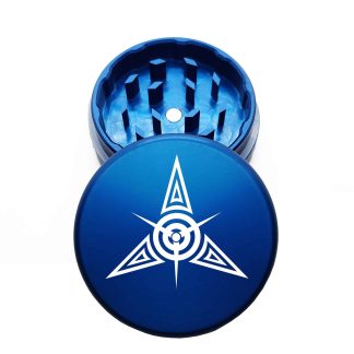 USA Made: Tribal Star, The Puck® Grinder, Gen II, Blue, 63mm, 2-Piece