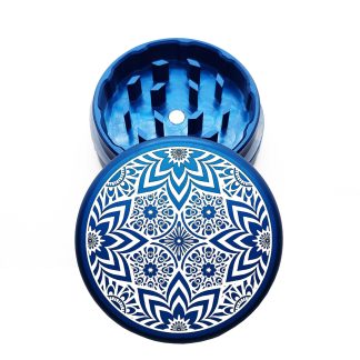 USA Made: Trippy Hippie, The Puck® Grinder, Gen II, Blue, 63mm, 2-Piece