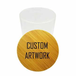 Custom Art Logo Cannabis Storage Jar – Airtight Glass Herb Container