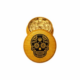 DOTD Mini Wooden Weed Grinder – Compact Two Piece Herb Grinder