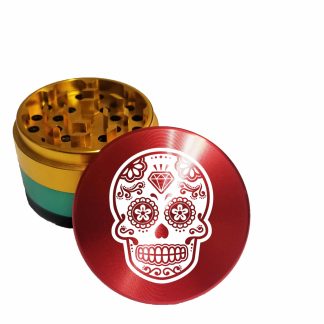 DOTD Rasta Theme Herb Grinder 63mm – Top Rated Kief Catcher Grinder