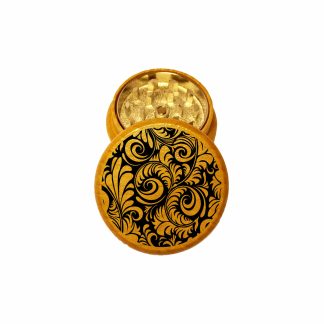 FOMC Mini Wooden Herb Grinder – Two Piece Pocket Weed Grinder