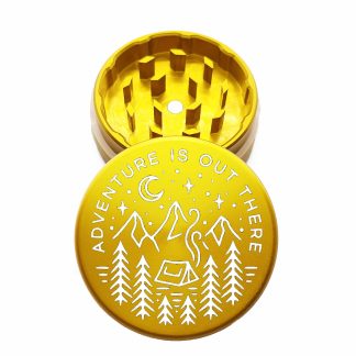 USA Made: Adventure, The Puck® Grinder, Gen II, Gold, 63mm, 2-Piece