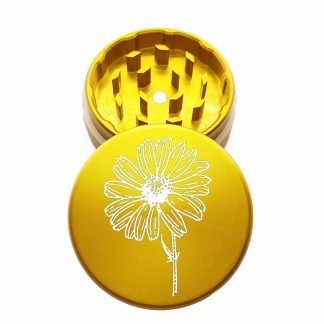 USA Made: Daisy, The Puck® Grinder, Gen II, Gold, 63mm, 2-Piece