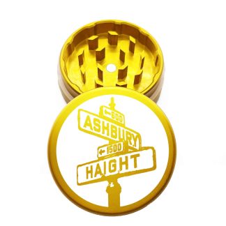 USA Made: Haight x Ashbury, The Puck® Grinder, Gen II, Gold, 63mm, 2-Piece